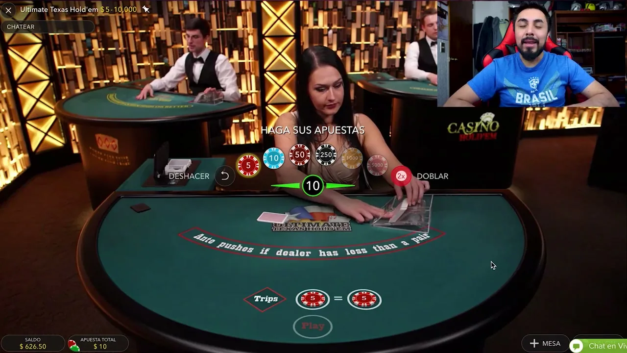 Mesa de blackjack en vivo con crupier real atendiendo a jugadores online