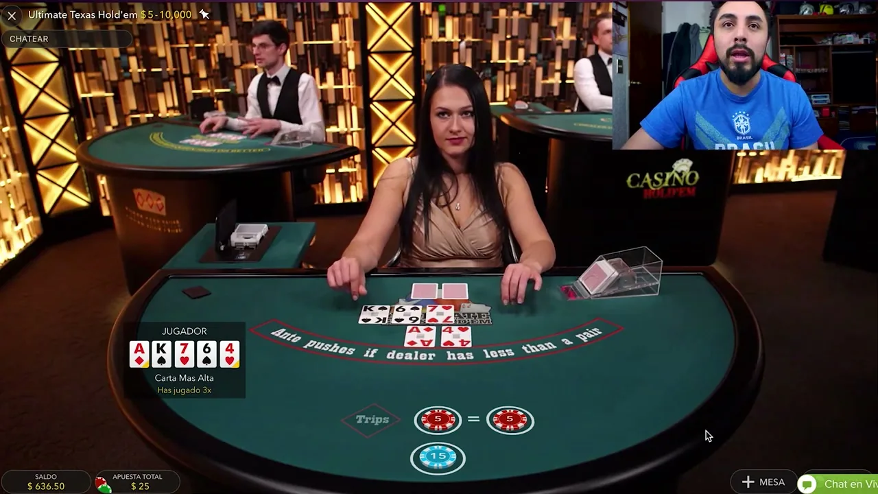 Jugador siguiendo una mesa de casino en vivo desde el celular en Argentina